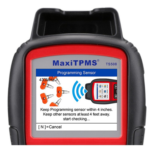 Ferramenta De Diagnóstico E Serviço Tpms Maxitpms Ts508