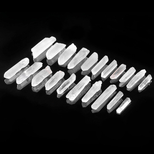 Fragmentos De Cuarzo De Vidrio Transparente De 0.45 Lib...