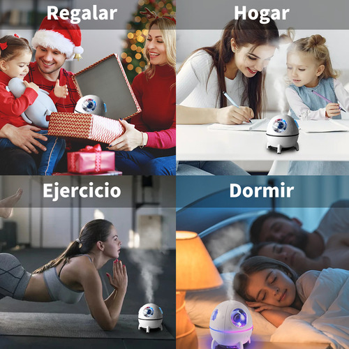 Humidificador De Aire Silencioso Astronaut Space Capsule