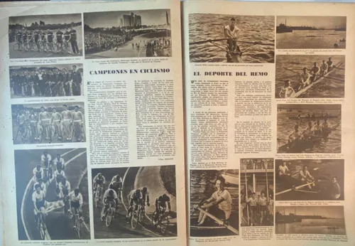 Antiguo El Día N° 691 Campeones Ciclismo Y Remo 1946 B8 (Usado)