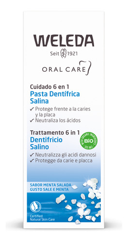 Weleda Oral Care Pasta Dentífrica Salina 75ml