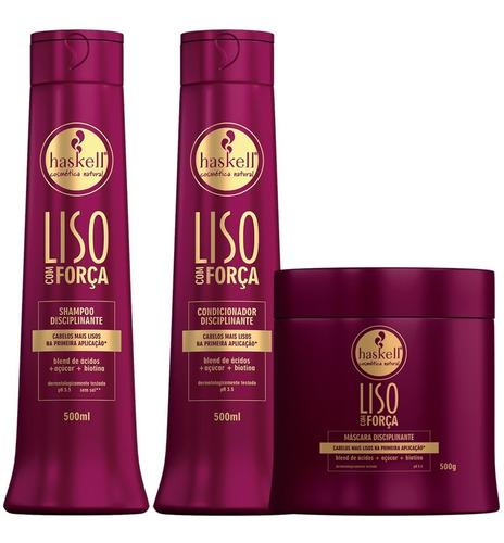 Imagem 1 de 8 de Haskell Liso Com Força 3 Produtos G