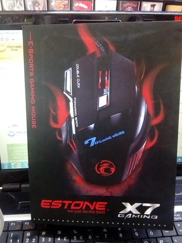 Mouse Gamer Usb Ld 2400dpi 7 Botões Alta Precisão
