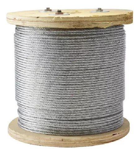 Cable De Acero Tipo Tonina 1/2  (12mm) X 100mt  Const 6x19af