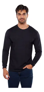 Playera Manga Larga Para Hombre, Marca Alfani - 100% Algodon