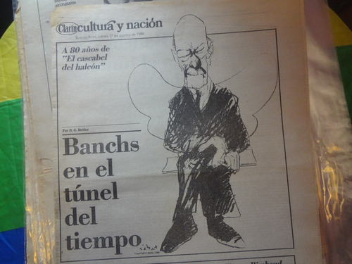 Clarin Cultura 1989 Enrique Banchs Andres Rivera Mansilla 