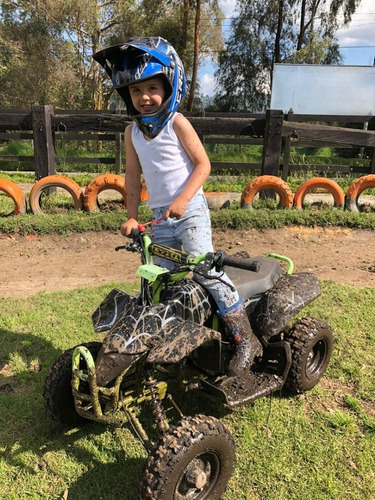 Imagen 5 de 25 de Cuatrimoto A Gasolina Para Niños 50cc
