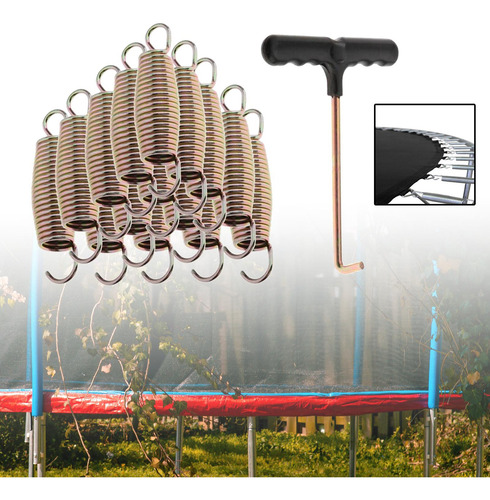 Resortes De Trampolín Con Herramienta De Primavera De 9 Cm.
