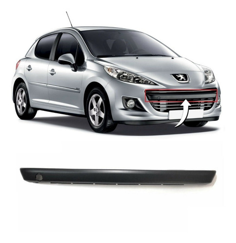 Imagen 1 de 2 de Moldura Paragolpe Delantero Peugeot 207 Active Original