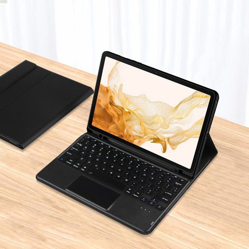 Capa De Teclado Trackpad Para Samsung Galaxy Tab S8/s7 11