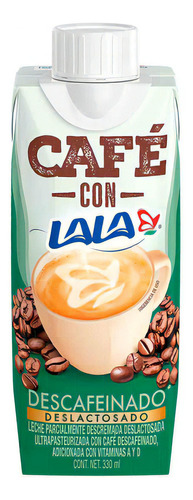 Uht Café Con Lala Descafeinado Deslactosado 330ml