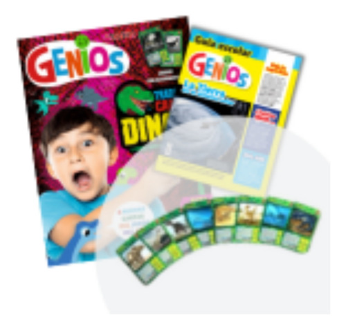 Revista Genios Dino Trading Cards 1 Abril 2024 Número 7