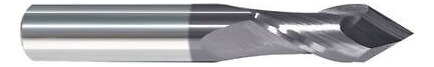 Zoro Select 208-622503 Carbide Drill Mill,1/4in,2f,singl Tth