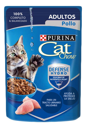 Sachet Cat Chow Adulto Pollo 85 Gr