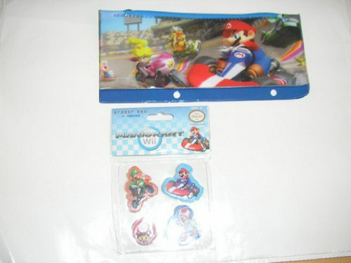 Mario Kart Wii Plastic Pencil Pouch