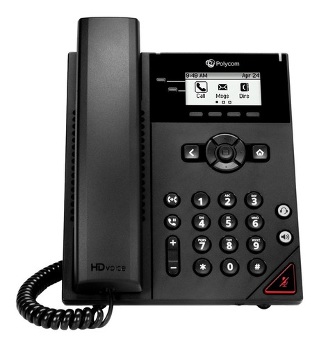 Telefone comercial desktop Polycom Ip Vvx 150 Ne/vc