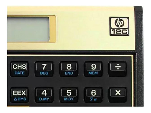 Calculadora Hp 12c Gold Escritório 120 Funções