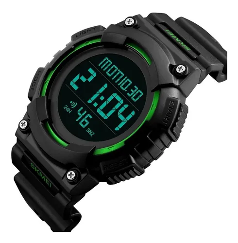 Reloj con Correa de Cronógrafo Digital para Hombre WR50M