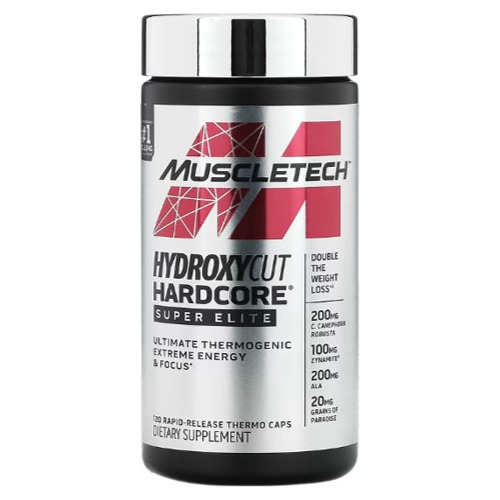 Hydroxycut Hardcore Super Elite Premium Muscletech X 120caps