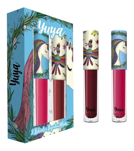 Set De Dos Labiales Liquidos Mate Yuya Me Quiero 