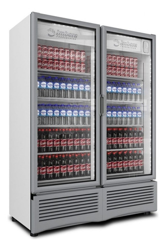 Refrigerador comercial vertical Imbera G342 1162 L 2 puertas gris 1501 mm de ancho 115V
