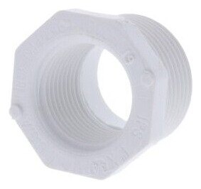 Dura Pvc Schedule 40 3/4  Fpt X 1  Mpt Bushing Adapter Ccx