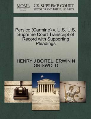 Libro Persico (carmine) V. U.s. U.s. Supreme Court Transc...