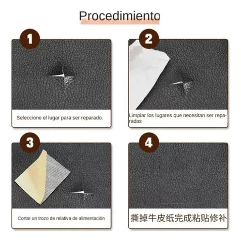 P Parche De Reparación De Cuero Autoadhesivo Para Sof