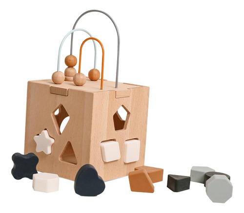Bloques De Forma, Cubo De Actividad Para Bebés, Juguetes