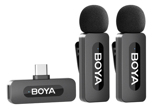 Boya V20 2.0 2 Micrófono De Solapa Inalámbricos Para Android