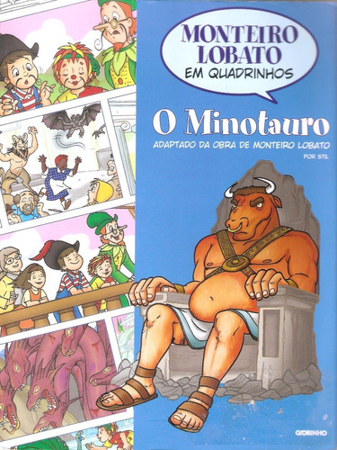 O Minotauro Em Quadrinhos, Adaptado Da Obra De M. Lobato