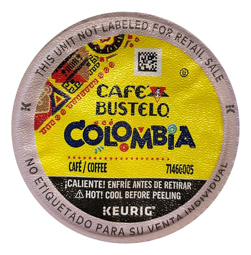 100% Café Colombiano 48 K Cup Packs (el Embalaje Puede Varia