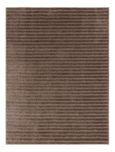 Tapete Realce Listrado 3d Alto Relevo 300x400 Cm 3x4 Taupe