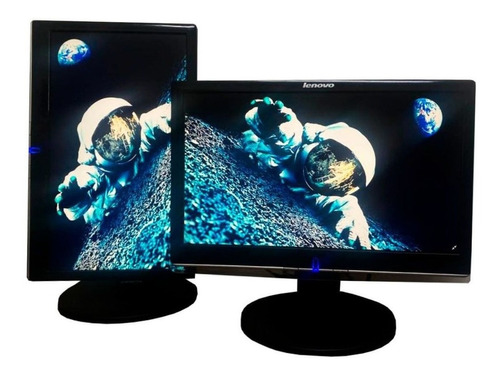 2 Monitores Barato Lenovo 19 Polegadas Funcionando 100%