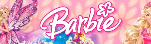 Faixa Decorativa Bebê Adesivo Barbie Kit 10 Unidades