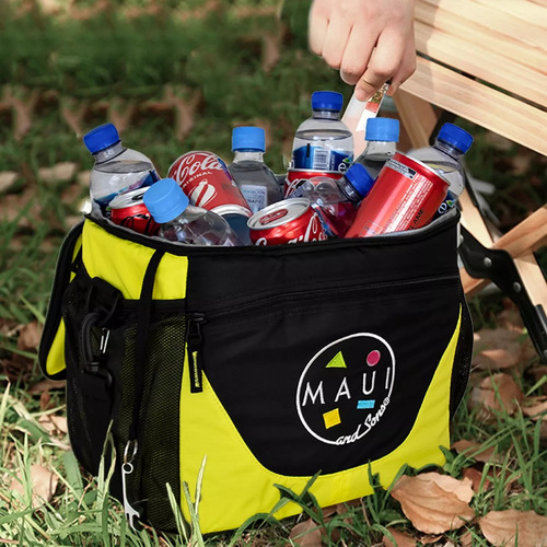 Hielera Maui And Sons Original Para 24 Latas Amarillo / Mod. 324653