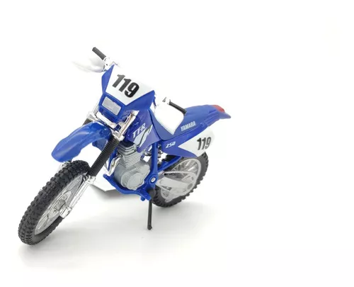 Miniatura Moto Yamaha Ttr 250 Trilha Motocross 1/18