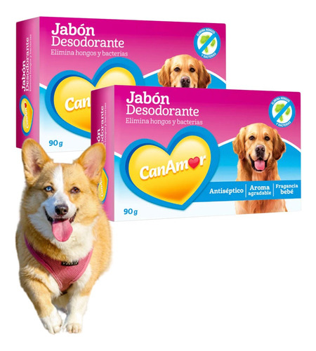 Jabón Para Mascotas Canamor X2 Unidades Promoción 