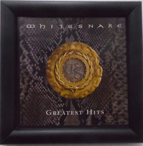 Quadro Whitesnake Greatest Hits Capa De Disco Lp Vinil Cd