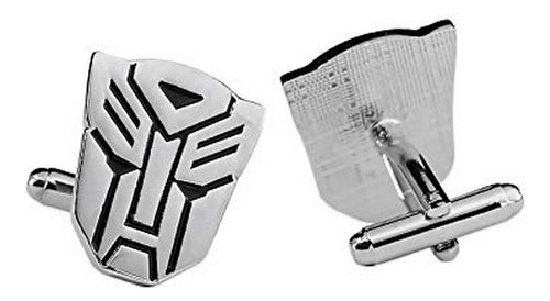 El Masonic Exchange Transformer Autobot Silver Cufflink Set 