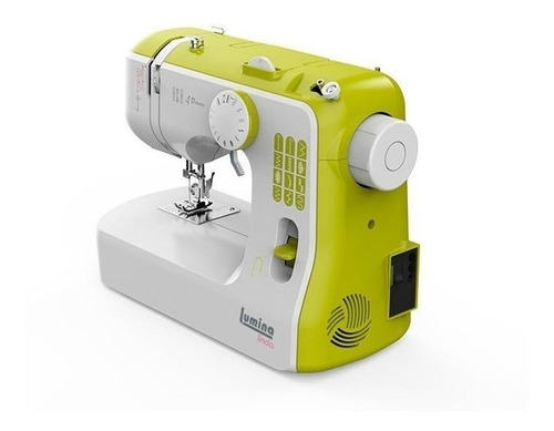 Máquina de coser recta Lumina Linda portable verde 220V
