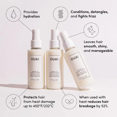 Condicionador E Spray Protetor Térmico Ouai Leave In - Prime
