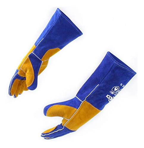 Guantes De Soldadura De Forja De Cuero Rapicca Resistentes A