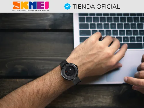 Reloj Hombre Skmei 9174 Malla Acero Minimalista Elegante
