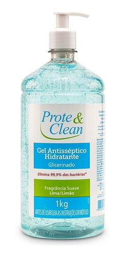 Alcool Gel Antisseptico Hidratante 1 Litro Proteclean