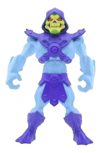 Boneco Esqueleto Desenho He Man Mestres Do Universo Flexível