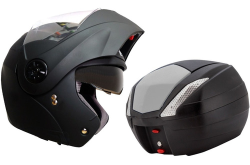 Casco Moto Abatible Certificado Ich Maletero Baul 34 Litros