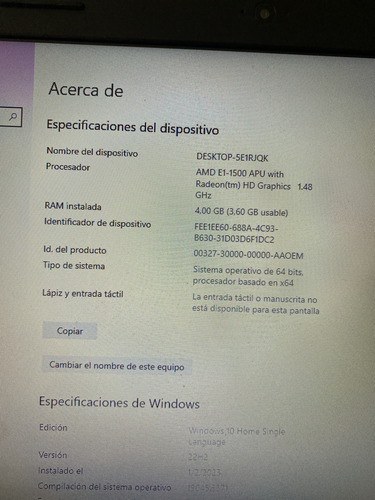 Computadora Compaq Usada (Usado)