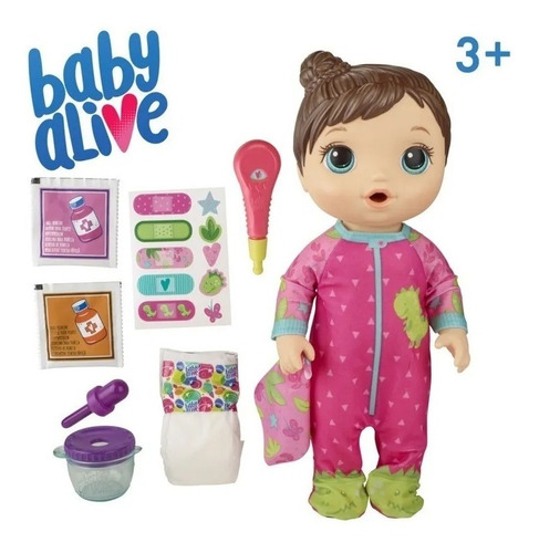 Baby Alive Prepara Mi Medicina Muñeca Hasbro E6927 Educando
