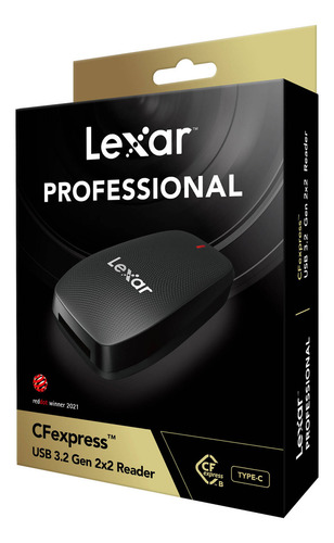 Lector De Memoria Lexar Cfexpress Tipo B Color Negro